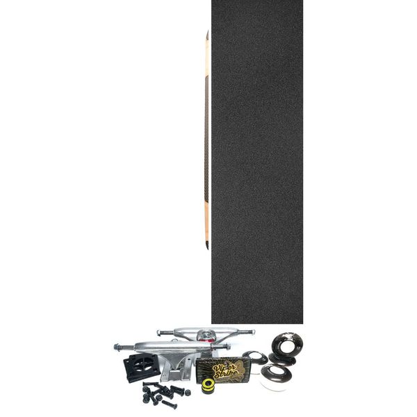 Rocket Longboards Bumpy Hales Downhill / Freeride Excalibur Longboard Skateboard Deck - 8.5" x 30" - Complete Skateboard Bundle